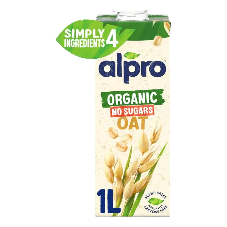 Organic Oat No Sugars Long Life Dairy Free Drink 1L