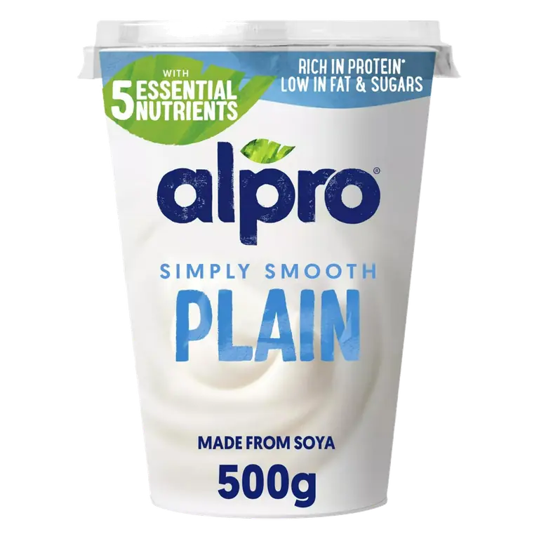 Plain Natural Soya Plant Based Yoghurt Alternative 500g