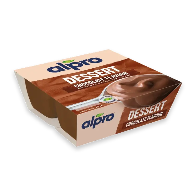 Sojadessert Dark Chocolate 2,3% 125g 4-p