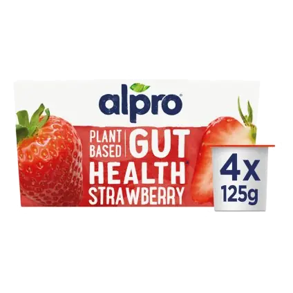 Soya Gut Health Strawberry Dairy Free Yogurt Alternative Multipack