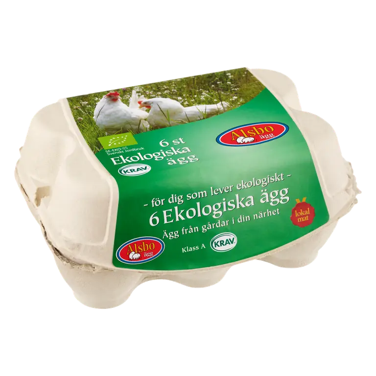 Ägg 6P Eko Frigående Utomhus