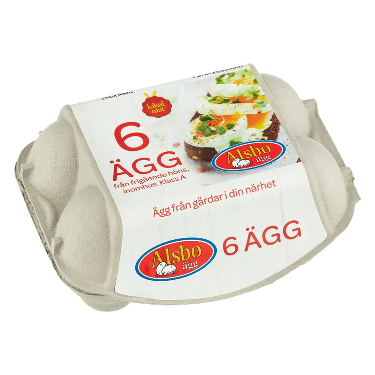 Ägg 6P Frigående Inomhus