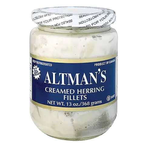 Creamed Herring Fillets