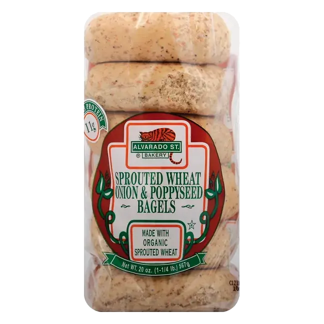 Bagels, Sprouted Wheat Onion & Poppyseed