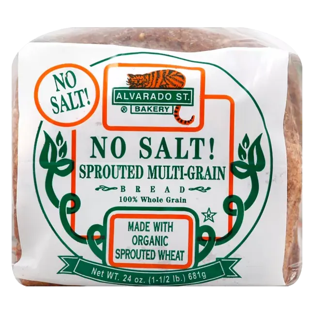Sprouted No Salt Added Bread