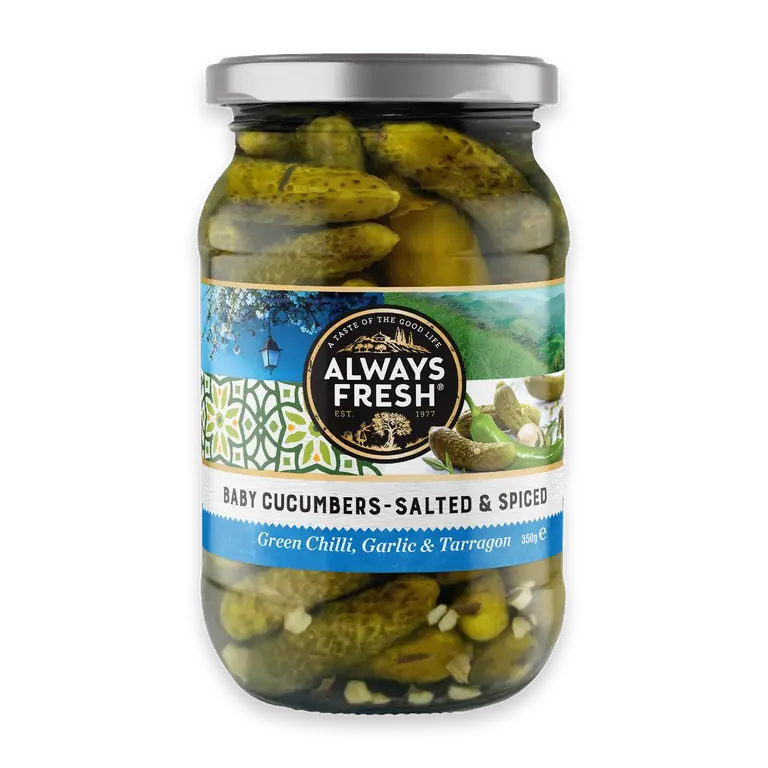 Baby Cucumbers Salted & Spiced