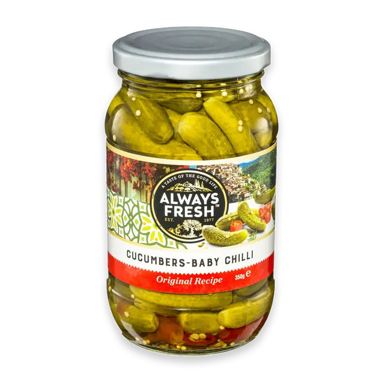 Baby Cucumbers With Chilli