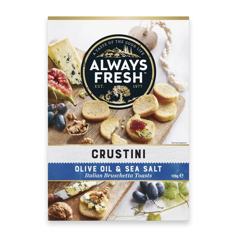 Crustini Olive & Sea Salt