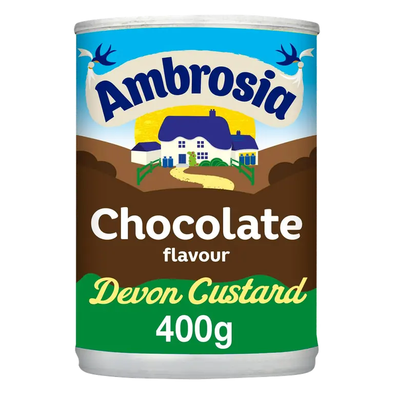 Ambrosia 400g Chocolate Custard Dessert Can