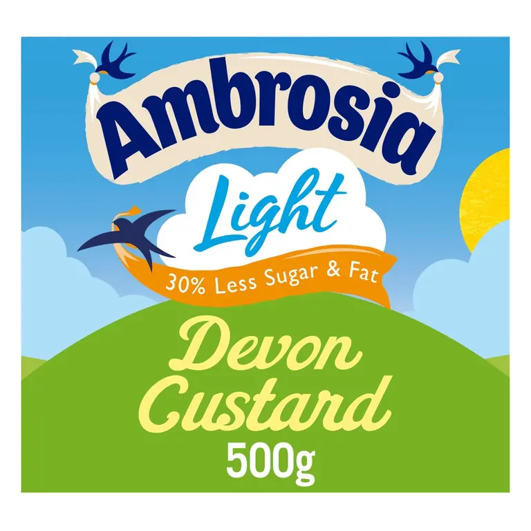 Light Low Fat & Reduced Sugar Custard Dessert Carton 500g