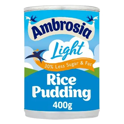 Light Rice Pudding Can
