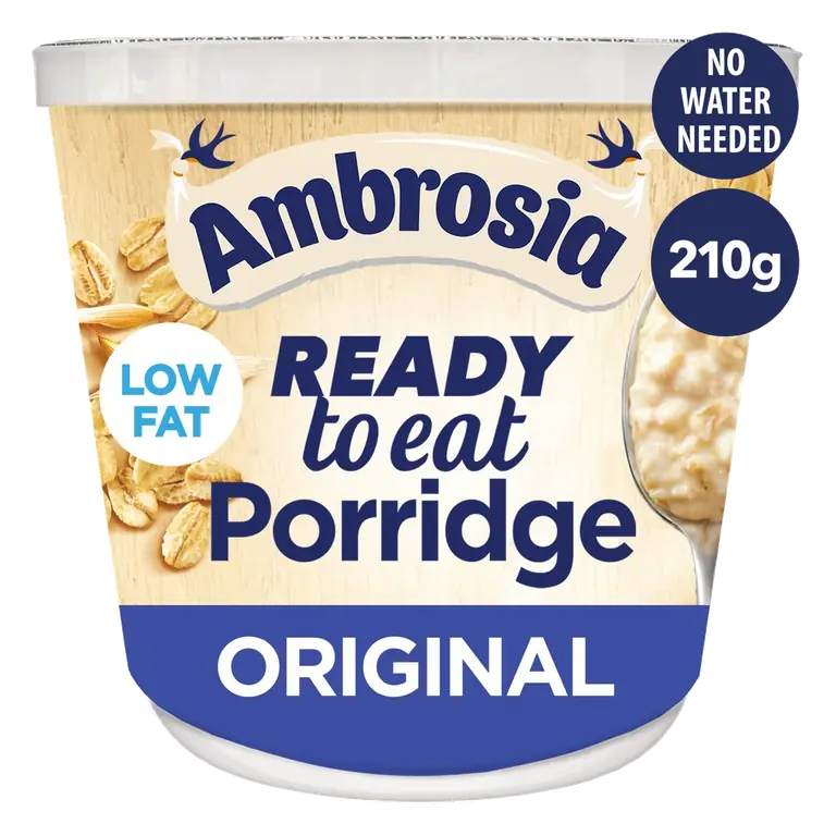 Ready to Eat Porridge Oat Cereal Pot Original 210g