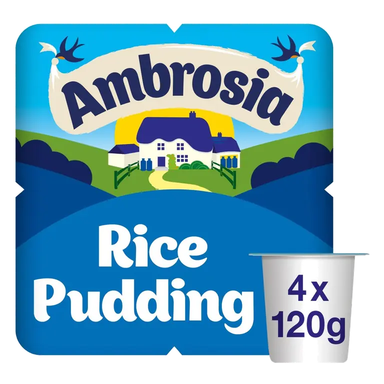 Rice Pudding Dessert Snack Pots Multipack 4 x 120g