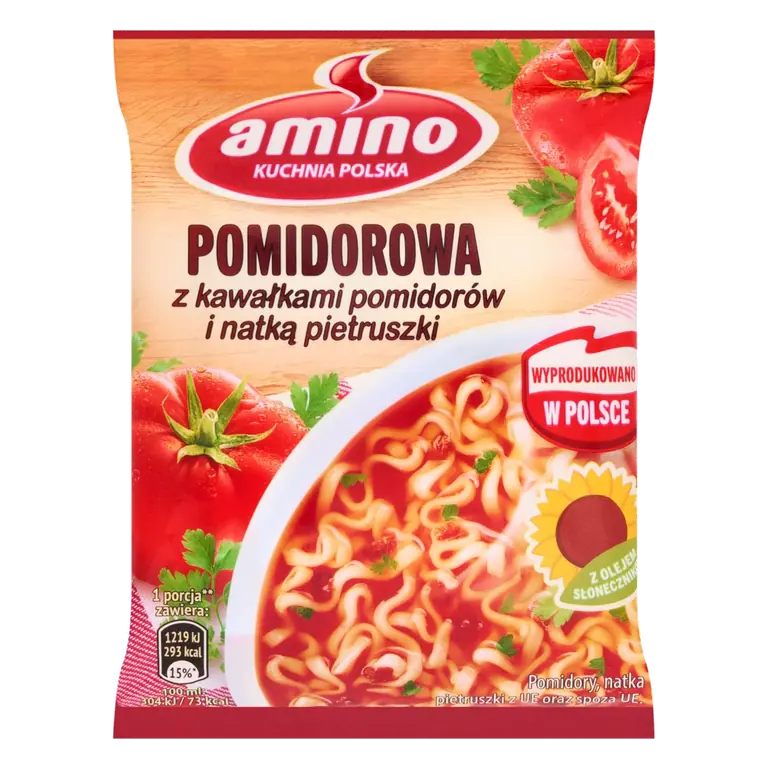 Pomidorowa Tomato Soup with Noodles
