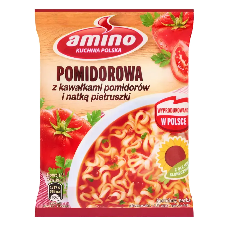 Tomato Instant Noodle Soup with Tomato Pieces & Parsley Leaf 61g