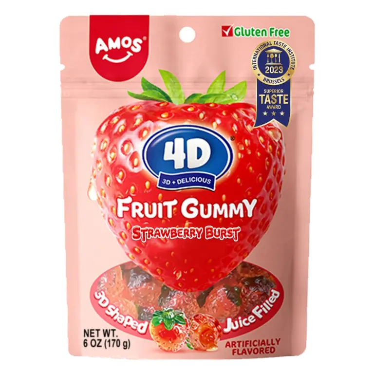 Strawberry Juicy Burst Fruit Gummy