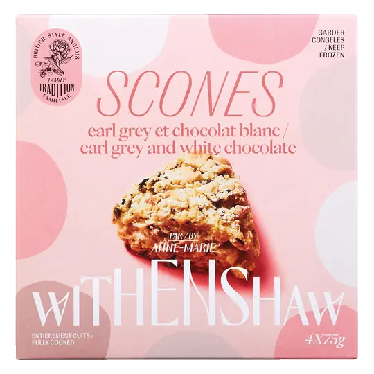 Anne-Marie Withenshaw Scones Earl Grey And White Chocolate 300 g (frozen)