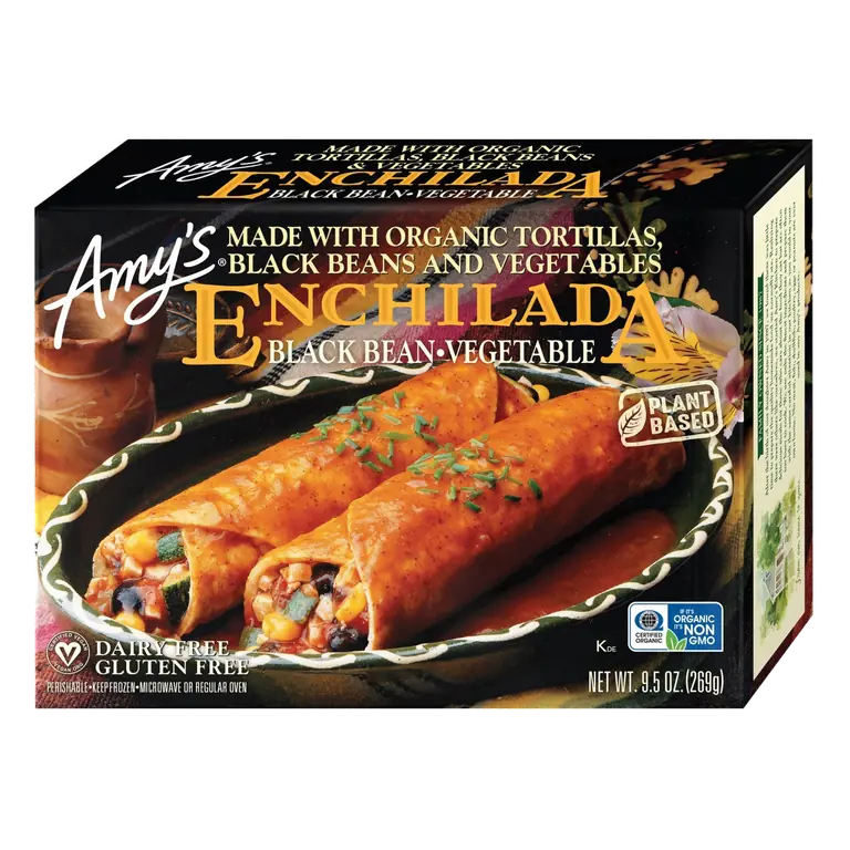 Black Bean Vegetable Frozen Enchilada