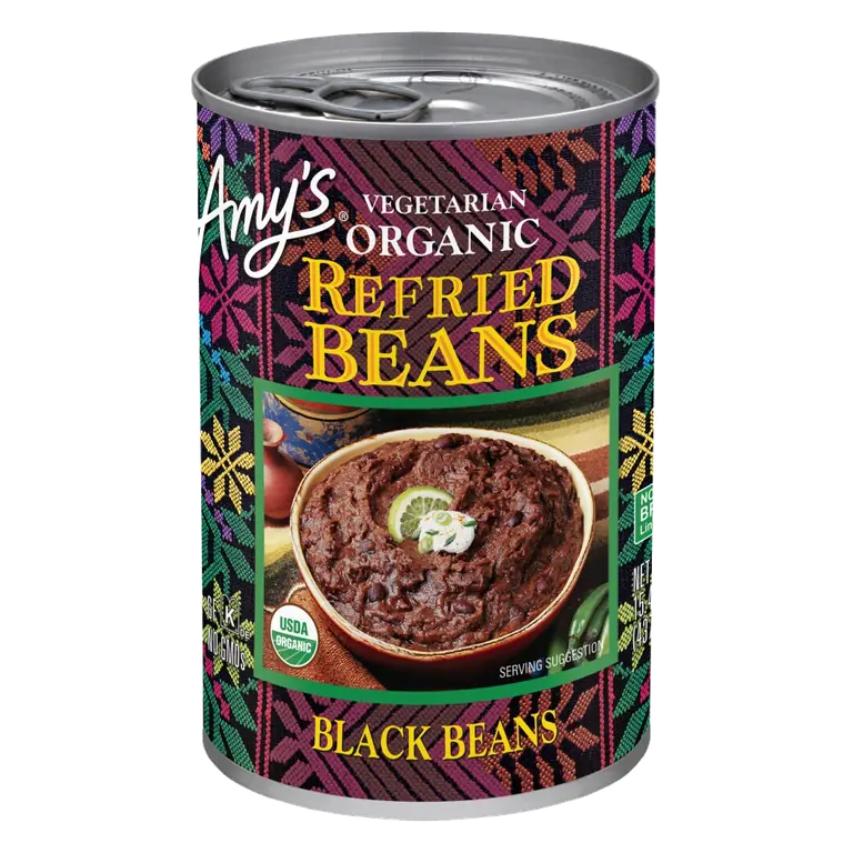 Black Beans Refried Beans