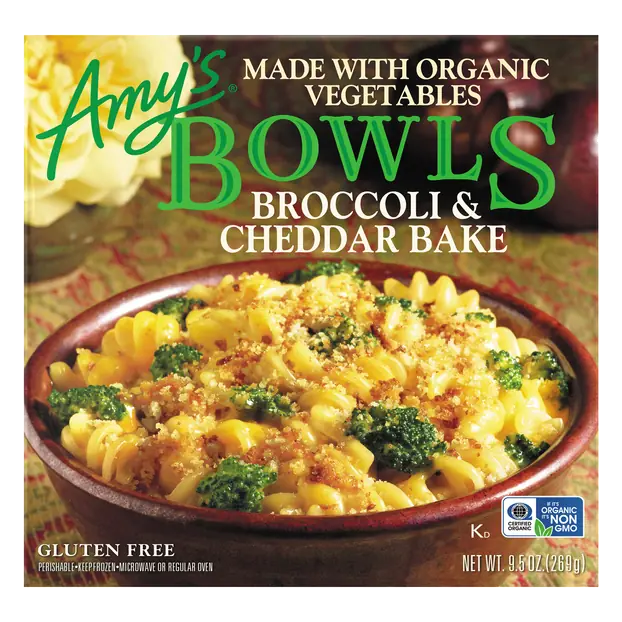 Bowls Organic Gluten Free Broccoli & Cheddar Bake Frozen Meal