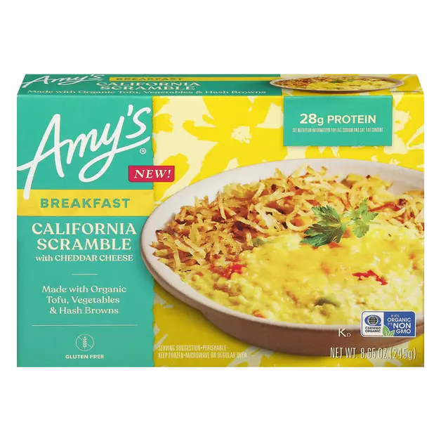 Breakfast Gluten Free California Scramble with Cheddar Cheese Frozen