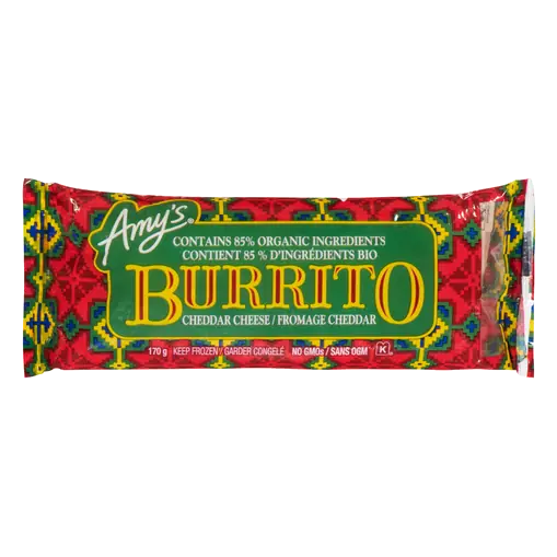 Burrito Bean & Rice Cheddar Cheese 170 g (frozen)