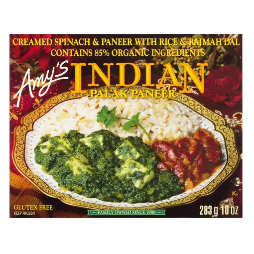 Gluten-Free Frozen Paneer Indian Palak 283 g