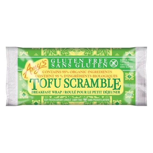 Gluten-Free Frozen Breakfast Wrap Tofu Scramble 156 g