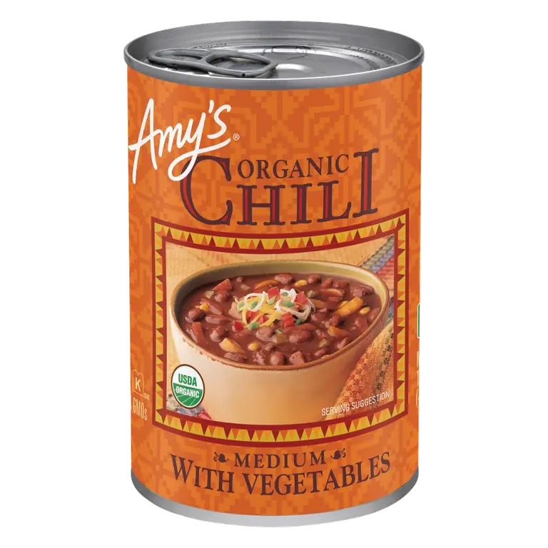 Medium Organic Chili with Vegetables