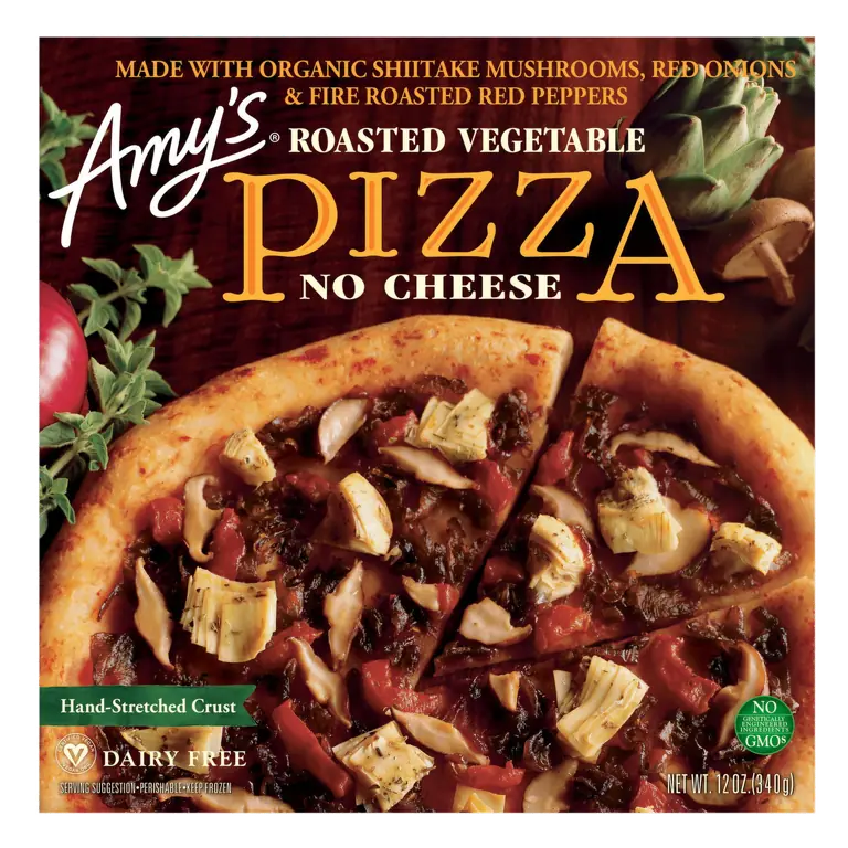 No Cheese Roasted Vegetable Pizza
