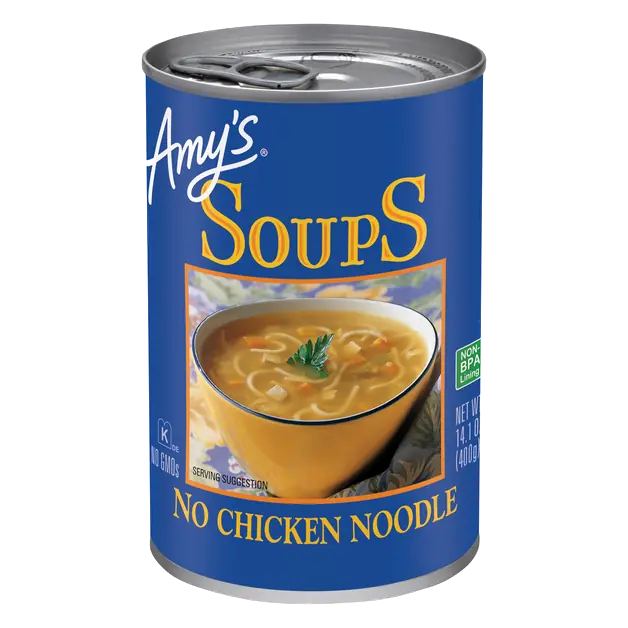 No Chicken Noodle Soup