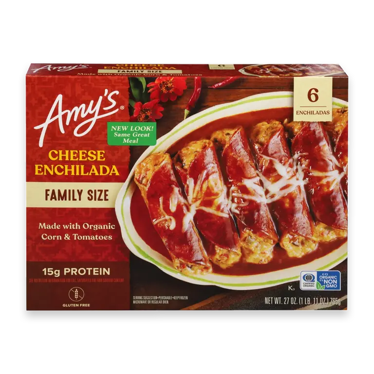 Organic Frozen Cheese Enchilada Family Size