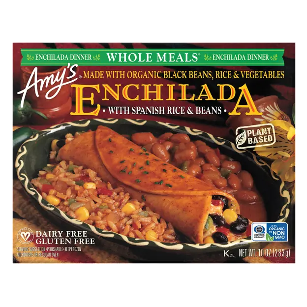 Organic Gluten & Dairy Free Enchilada Plant-Based Frozen Meal