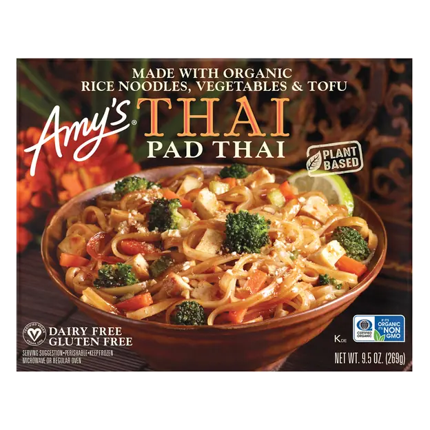 Organic Gluten & Dairy Free Vegan Pad Thai Plant-Based Frozen Meal