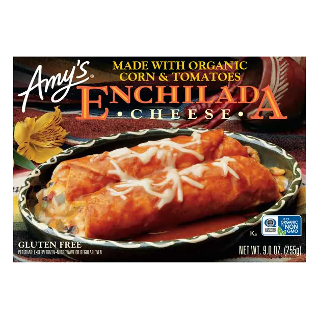 Organic Gluten Free Cheese Enchilada Frozen Meal
