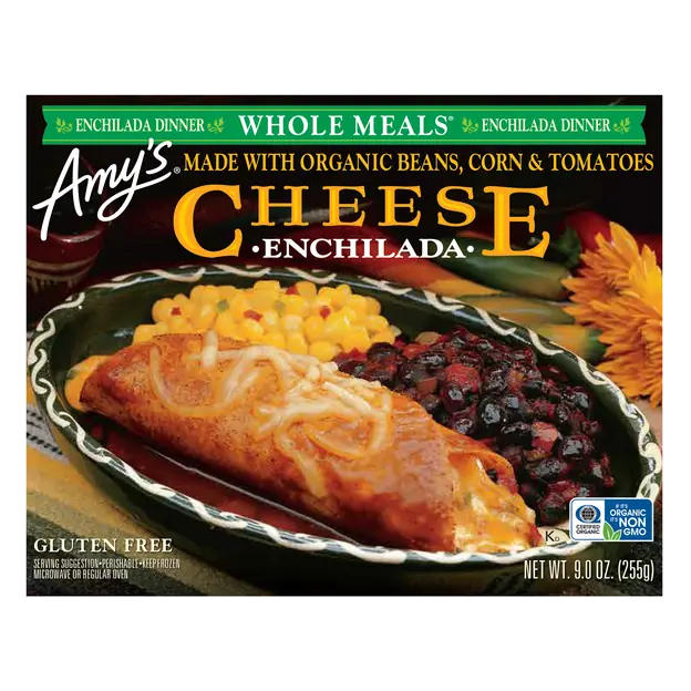 Organic Gluten Free Cheese Enchilada Whole Frozen Meal