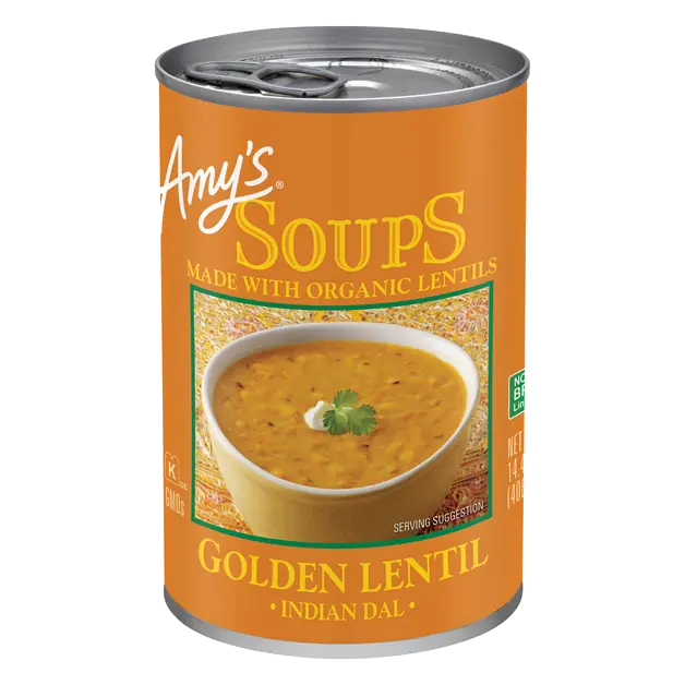 Organic Gluten Free Golden Lentil Indian Dal Soup