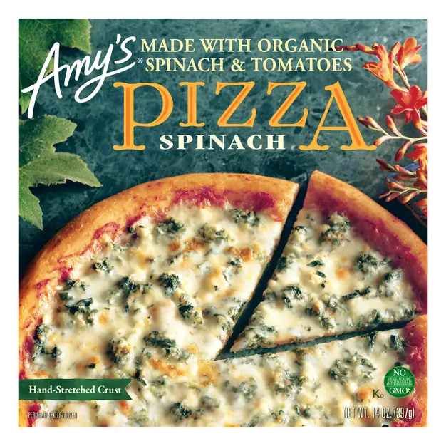 Organic Hand-Stretched Crust Spinach Pizza Frozen