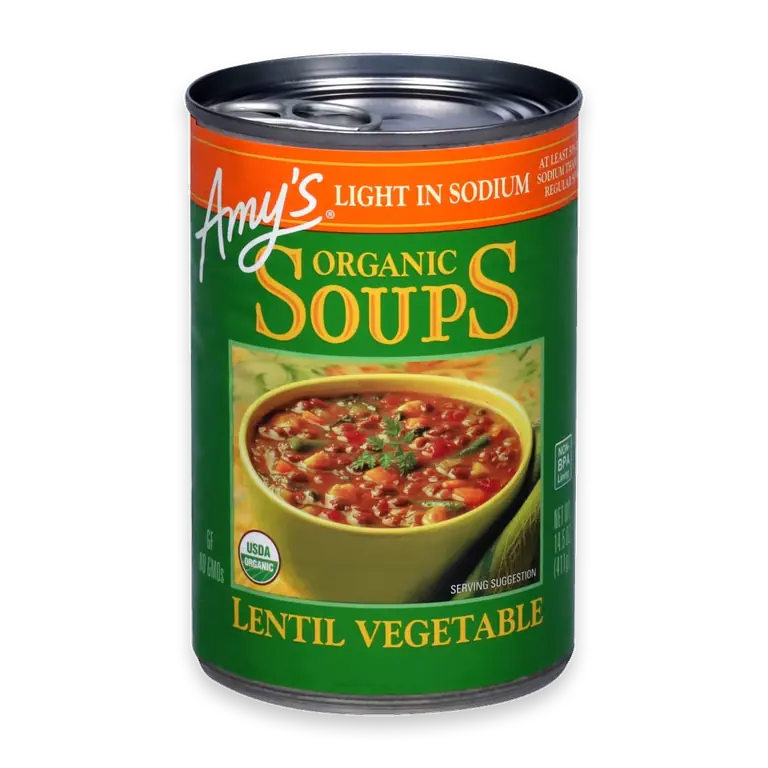 Organic Light in Sodium Lentil Vegetable Soup