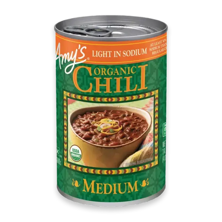 Organic Light in Sodium Medium Chili