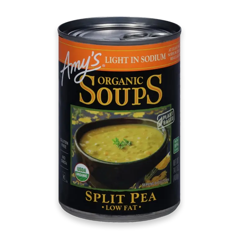 Organic Light in Sodium Split Pea Soup