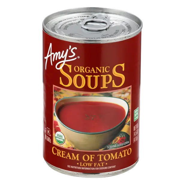 Organic Low Fat Gluten Free Cream of Tomato Soup