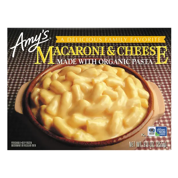 Organic Macaroni & Cheese Frozen Meal