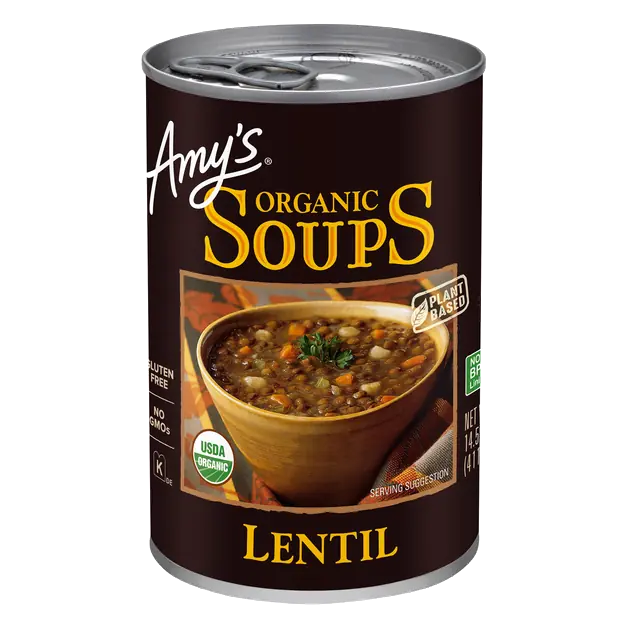 Organic Plant-Based Gluten Free Lentil Soup
