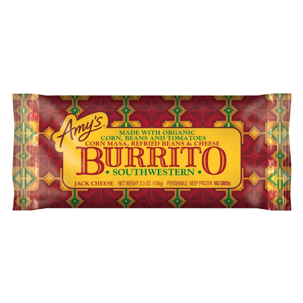 Organic Southwestern Burrito Frozen