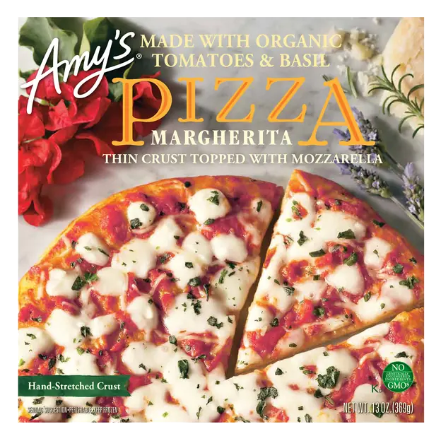 Organic Thin Crust Margherita Pizza Frozen