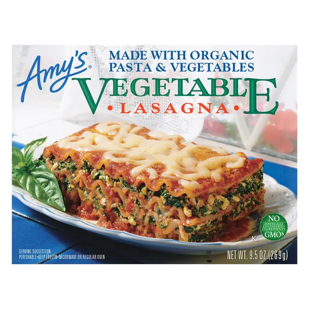 Organic Vegetable Lasagna Frozen Meal