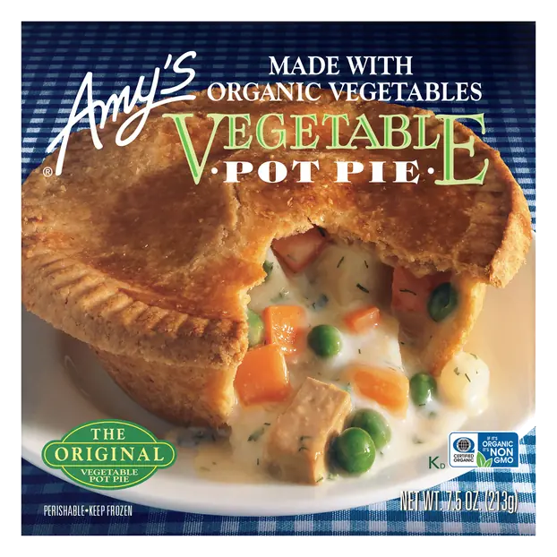 Organic Vegetable Pot Pie Frozen Meal