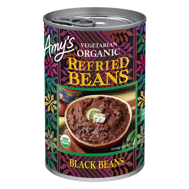 Organic Vegetarian Refried Black Beans