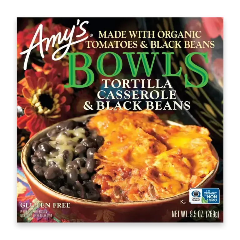 Tortilla Casserole & Black Beans Bowl Frozen Meal